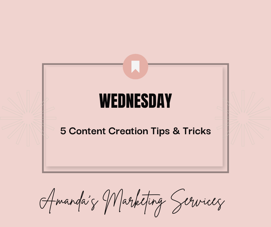 Wednesday’s Tips & Tricks: Mastering Content Creation!