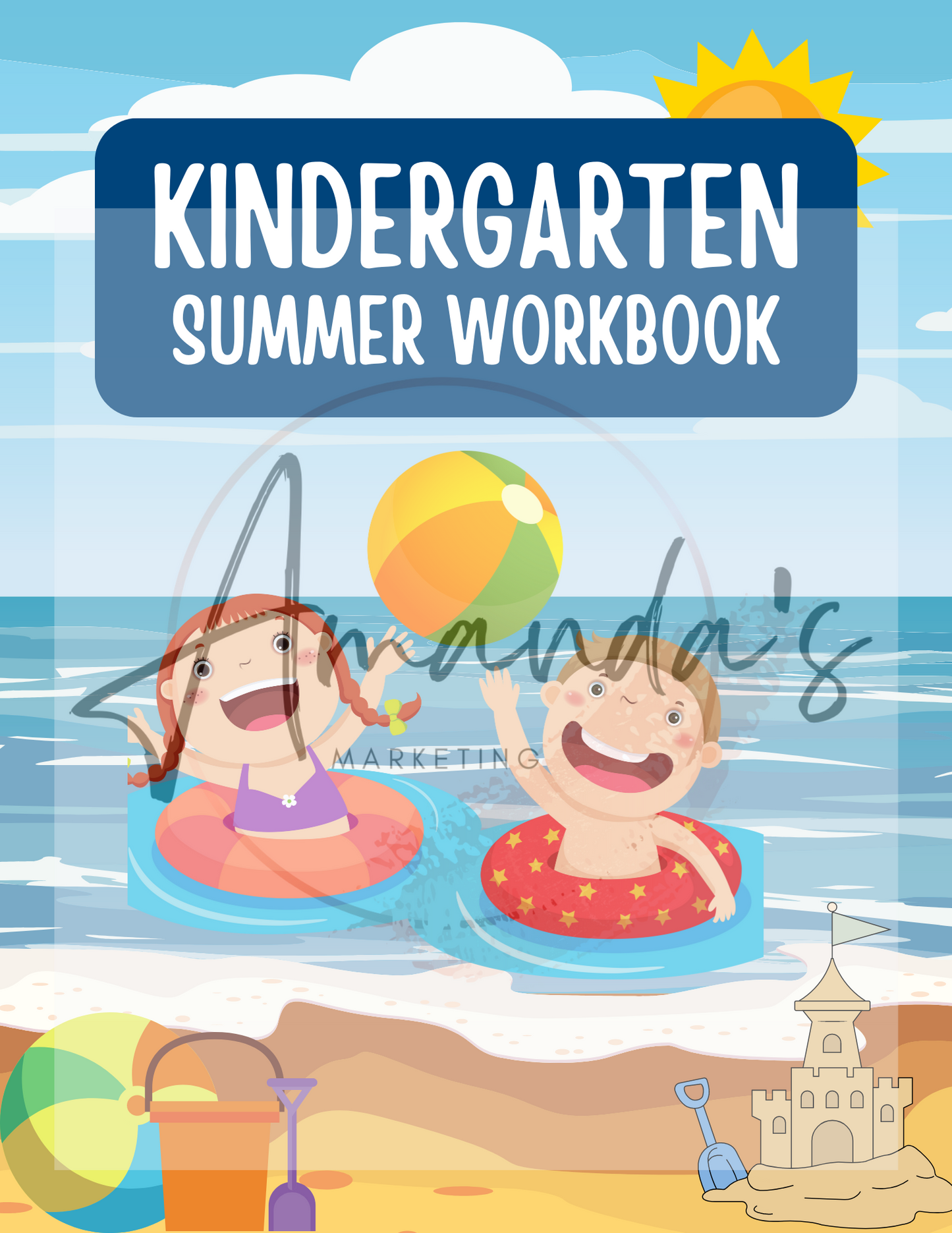 Fun & Colorful Summer Kindergarten Workbook for Kids