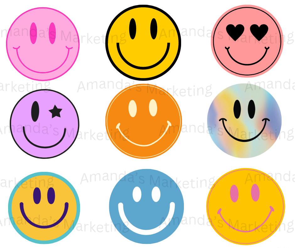 Assorted Smiley Stickers