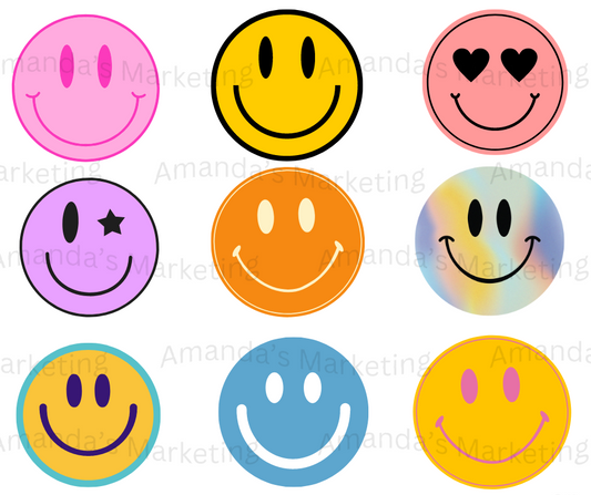 Assorted Smiley Stickers