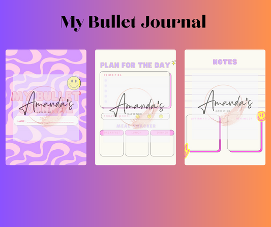 My Bullet Journal (3 pages)